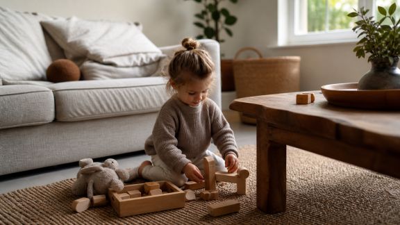 Comment garder le salon fonctionnel et accueillant avec des enfants