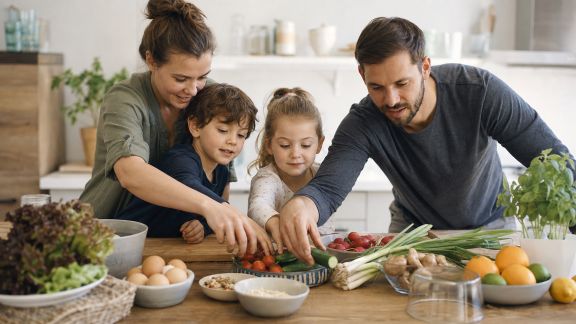 Cuisine en famille : choisir ensemble des recettes faciles et équilibrées