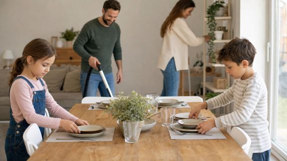 Répartir les responsabilités en famille pour plus de sérénité à la maison