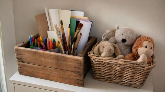 Solutions malignes pour stocker jouets et matériel créatif