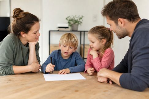 Impliquer les enfants dans les règles familiales : pédagogie et dialogue